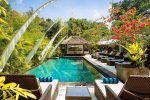 01-Villa Maya Retreat Sun loungers round the pool