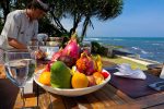 12-Majapahit Beach Villas Alfresco dining on the beach deck