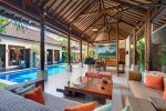 2. Lakshmi Villas Toba Living area view to pool