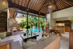 6. Lakshmi Villas Solo Living area view to pool