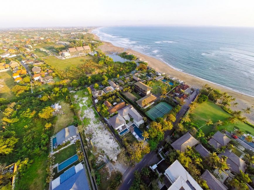 Arnalaya Beach House aerial view