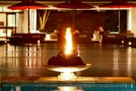 23. Villa Kalyani Pool flame at night