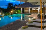 8. Seseh Beach Villa I Poolside at twilight